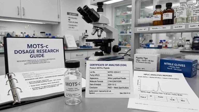 mots c dosage research guide for USA laboratories